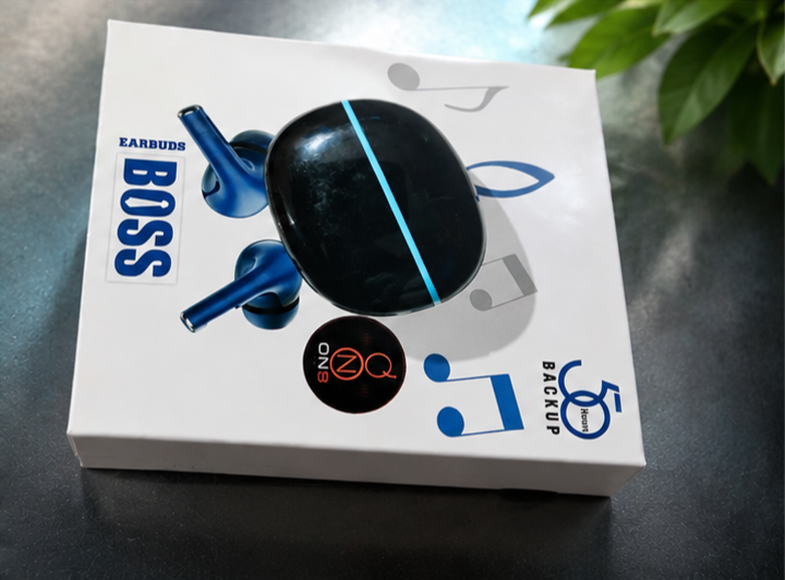 ON-8 BOSS Earbuds 50H Battery, Best in Segment for Calling, Stream Ad Free Music via App Support, Bluetooth Earbuds, TWS Ear Buds Wireless Earphones with mic
